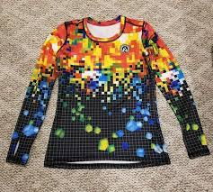 Inknburn Club Inb Pixel Pullover Womens Long Sleeve Shirt Sz