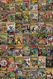 Poster Marvel Comic Covers Wall Art