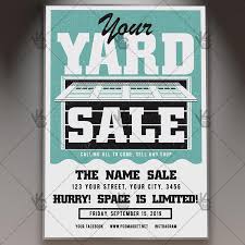 Yard Sale Flyer Psd Template
