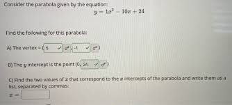Parabola Given By The Equation Y 1x2