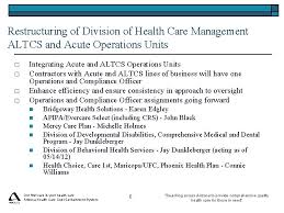 Mercy care will facilitate patients' access to. Arizona Long Term Care System Altcs Update Ahcccs