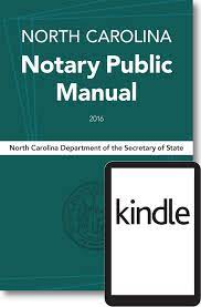 north carolina notary public manual