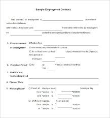 Job Contract Form Ohye Mcpgroup Co