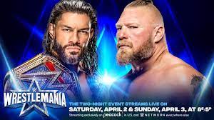 2022 WWE WrestleMania 38 : Match Card ...
