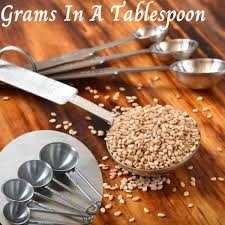 how many grams in a tablespoon yummy