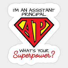 Superhero Assistant Principal Shirt - Assistant Principal - Sticker |  TeePublic
