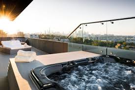 bedroom with spa pool