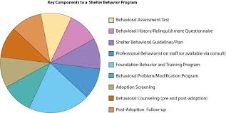 Key Components To A Shelter Behavior Program Pie Chart
