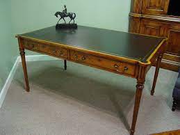 Showing results for leather top writing desk. Walnut Leather Top Writing Table