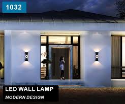 1032 12w White Wall Lamp Modern Villa