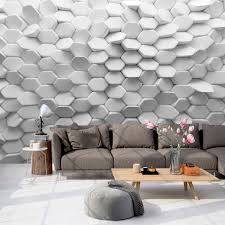 motif wallpaper dinding ruang tamu