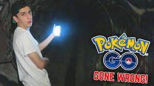 hunting pokemon in a haunted area