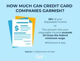 can credit card companies garnish your