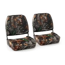 2 Piece Folding Boat Seat Set With