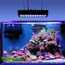 Populargrow Dimmable 165w Led Aquarium Light Full Spectrum Reef Coral Tank Grow For Sale Online Ebay