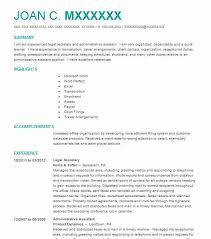 That and answering phone calls, and registration of correspondence, and organization of meetings, and record keeping, as well as the fulfillment of all instructions of the head and make independent decisions. Best Legal Secretary Resume Example Livecareer