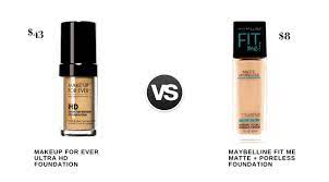 dupe vs high end makeup