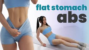 get a flat stomach abs 10 min