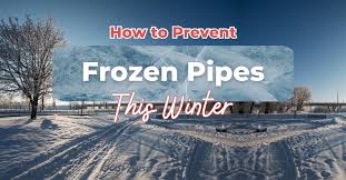 How To Prevent Frozen Pipes This Winter