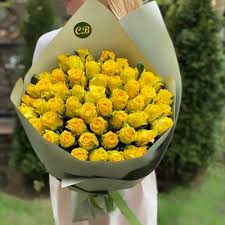 51 yellow roses to istanbul rose