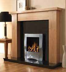 Pure Glow Stanford Wooden Fire Surround