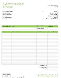 free cleaning service receipt templates