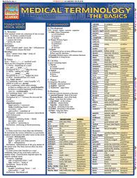 Medical Terminology The Basics Laminated Study Guide 9781572225381