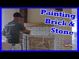 How To Paint A Brick Fireplace Great