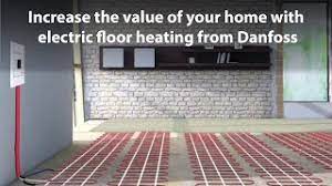 electric floor heating from danfoss