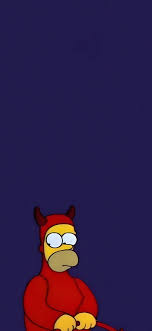 the simpsons shy homer devil wallpapers