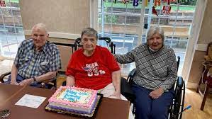 local nursing home resident celebrates