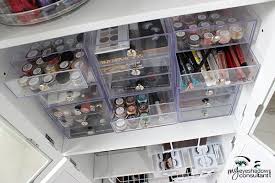 makeup re organizing storage