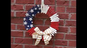 clothespin patriotic wreath tutorial