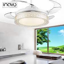 inovo lumi hideaway dc ceiling fan in
