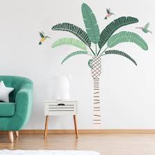 Tropical Palm Tree Wall Sticker Pack