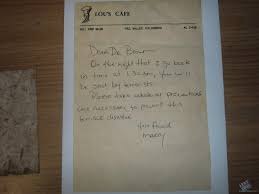 Martys Letter To Doc Movie Prop From The Back To The Future Ride