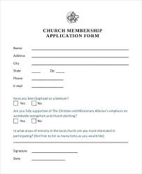 Free 7 Membership Application Form Samples In Sample