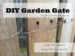 Diy Simple Garden Gate Preparednessmama