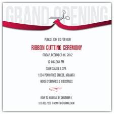 Ribbon Cutting Corporate Invitations From Paper Style One Of Our