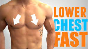 muscular lower chest fast