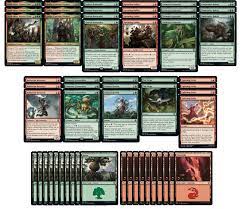red green creature deck gruul aggro