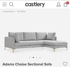 adam chaise sectional sofa furniture