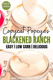 copycat popeye s blackened ranch low