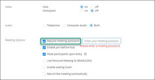 pword with your zoom meeting