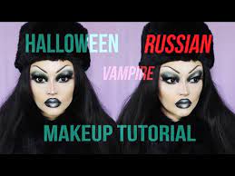 halloween russian vire makeup