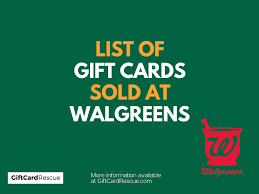 108 gift cards sold at walgreens 2023