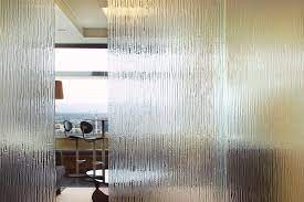 Linear Textured Glass Used For Dividers