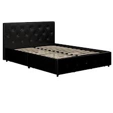 dhp dean upholstered bed with storage