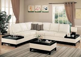 Bonded Leather Modern Sectional Sofa