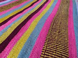 unique rug handwoven by peruvian